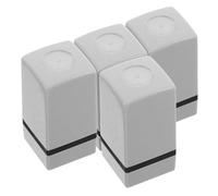 DECHOUS Tampon D'accords pour Ukulélé en Plastique Blanc 4pcs Marquages Clairs pour Pratique Quotidienne et Voyage des Musiciens Professionnels