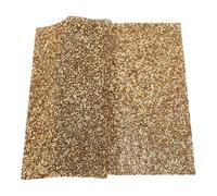 DECHOUS Tapis de Manucure Pliable avec Cristaux en Résine Dorée, Coussin Repose-main Facile à Nettoyer pour Table Nail Tech, Design Brillant et Élégant pour Photos et Réseaux Sociaux