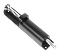 DECHOUS Targette de Porte à Ressort en Alliage de Zinc Robuste Fixation au Sol, Design Élégant et Profil Mince pour Portes Doubles et Portails Sécurisés