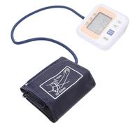DECHOUS Tensiomètre Électronique Portable pour Bras, Détection du Pouls, Mémoire 2x120 Groupes, Appareil en Abs Pratique pour Usage Domestique des Personnes Âgées