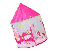 DECHOUS Tente de Jeu Garçon Fille Motif Licorne Rose Tipi Intérieur Respirant Espace Confortable pour Jouer et Reposer et Facile à Nettoyer