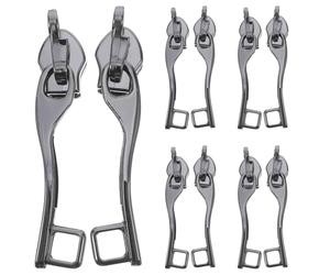DECHOUS Tête de Fermeture Éclair de Rechange et Alliage de Zinc Structure Double Couche 5 Paires Robuste Trou de Verrouillage Unique pour Zipper Pull de Valises et Paquet de Voyage