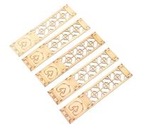 DECHOUS Tranche de Bois Décorative Mini pour Porte et Fenêtre Accessoire de Bricolage en Bois Naturel Non Traité Ornements Créatifs Matériel DIY Garçon et Filles