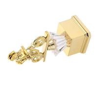 DECHOUS Trophée de Cyclisme Garçon et Filles en Plastique Léger Base Dorée, Trophée de Participation pour Course de Draisienne, Récompense Sportive pour Compétition Cycliste Jeunesse