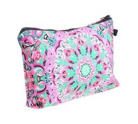 DECHOUS Trousse de Toilette Voyage Imprimée avec Fermeture Éclair Petite Pochette Cosmétique Portable et Organisateur de Rangement pour Femme