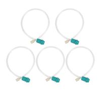 DECHOUS Tube D'extension pour Ventouses Médicales en Plastique, Lot de 5 Pièces, Facile à Connecter, Compatible Équipements de Soins par Ventouses pour Usage Professionnel