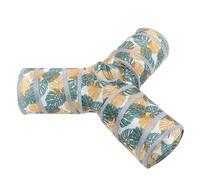 DECHOUS Tunnel de Jeu Pliable pour Chat et Lapin en Polyester Léger Trois Voies, Amusant pour Animaux Domestiques à Utiliser la Maison