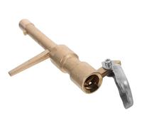 DECHOUS Vanne d'eau en Cuivre 6 Points, Raccord d'eau de Jardin Enterré, Prise d'eau Souterraine pour Arrosage Pelouse, Vanne D'irrigation Robuste pour Matériel Arrosage Jardin