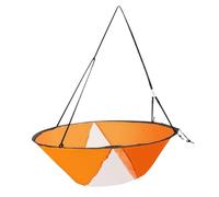 DECHOUS Voile de Kayak Pliable Orange en PVC avec Clips, Protection UV, Accessoire Facile à Utiliser pour Bateau Pneumatique et Kayak en Plein Air