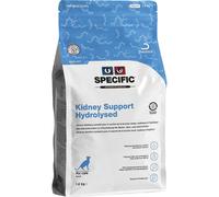 SPECIFIC Kidney Support Hydrolysed (FKD-HY) 1,6kg - Croquettes pour chats adultes - Protéines hydrolysées, oméga 3 et huile de krill - Faible teneur en protéines pour le soutien rénal - DECHRA