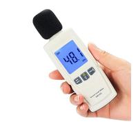 Decibel Recorder, Noise Level Meter with Data Hold and Auto Backlight Function, Weighting A Mode Measurement and Range 30-130dB, Sampling 2 Times/Sec, for Factory, Office, Traffic, Family