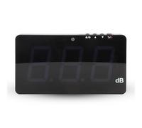 Décibelmètre, alimenté par USB 9,0 x 4,9 x 1,3 pouces, grand écran LCD, sonomètre numérique à suspendre au mur, 30 130 dB, testeur de bruit avec alarme pour salle de classe,