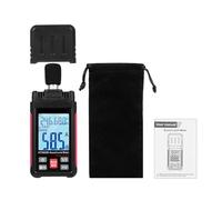 Décibelmètre, Décibelmètre sonomètre Portable SPL mètre 30-130dB bruitomètre avec mesure de la température et de l'humidité,Réponse rapide