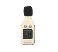 Décibelmètre - Mesure précise du niveau sonore ± 0,1 dB, écran LCD rétroéclairé avec alarme visuelle, léger et portable pour les tests acoustiques en milieu urbain, en classe et