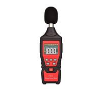 Décibelmètre Moniteur de niveau sonore Compteur de décibels numérique professionnel, plage mesure du volume 30-130 dB, données max/min/maintien, for utilisation en intérieur et extérieur(Ht622b)