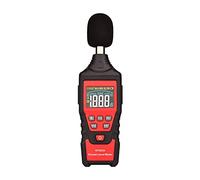 Décibelmètre Moniteur de niveau sonore Compteur de décibels numérique professionnel, plage mesure du volume 30-130 dB, données max/min/maintien, for utilisation en intérieur et extérieur(Ht622a)