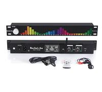 Decibelvibe TNZ SGE6 - Égaliseur Graphique Audio avec Entrée/Sortie RCA-Jack 3.5, entrée sans Fil Via Un Microphone intégré, entrée USB et Bluetooth, préampli Audio pour Systèmes Audio-Vidéo (Argent)