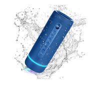 Decibelvibe Tnz Sleek 8 - Enceinte Portable Bluetooth, Étanche IP66, Son Puissant de 30W, Basses Profondes, Bluetooth 5.3, 25H d'Autonomie, Couplage Steréo, Lumières RGB. (Bleu)