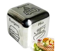 Décideur de dés alimentaires | Couples Decision Dice Games - Lui Her Date Night Idée de repas romantique pour le Nouvel An, la Saint-Valentin