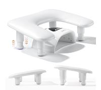 Deciniee Repose Main Ongle: Forme du U Repose Main Manucure pour Table Manucure - Réglable en Hauteur Coussin Ongle Repose Mains Ongles Professionnelle pour Prothesiste Ongulaire - Blanc