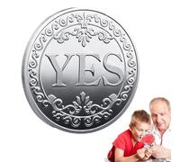 Deciscim Deciser Commémorative Coin - Decision Maker Coin, Metal Collection Coin, Aide À La Prise De Décision | OUI OU NON DÉCISIONNEMENT COIN LUCKET, CHOIX CONOR, COIN POUR COLLECTION POUR AMIS ET CO