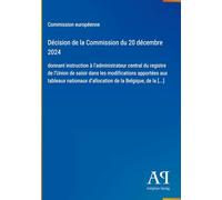Décision de la Commission du 20 décembre 2024: donnant instruction à l'administrateur central du registre de l'Union de saisir dans les modifications ... d'allocation de la Belgique, de la [...]