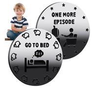 Decision Maker Coin, Coin Aller au lit 1 autre épisode | Pièce de décision parentale double face 1 plus de temps de jeu pour le lit Pièce de destin drôle | 1 autre jeu/temps pour aller et 1 autre