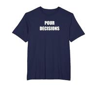 Décisions de versement T-Shirt, Homme Grandes Tailles, Bleu Marine, 2X Tall