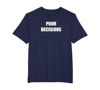 Décisions de versement T-Shirt, Homme Grandes Tailles, Bleu Marine, 6X Tall