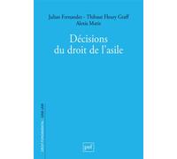 Décisions du droit de l’asile - Tano Kassim ACKA - Puf - broché - Etude