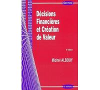 Décisions financières et Création de valeur