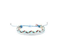 Decixde Bracelet arc-en-ciel - Bracelet tressé fait à la main - Bracelet de perles arc-en-ciel pour couples gays et lesbiennes - Bracelet d'amitié LGBTQ, Adjustable, Simili cuir, Pas de gemme