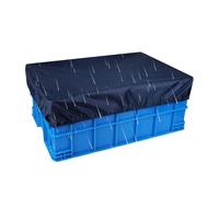 Deck Box Dustproof Cover - Waterproof Washable Protective Convenient Dustproof Cover,Storage Basket Cover with Elastic Rope Garage Supplies for Homes Kitchens Garages Decks
