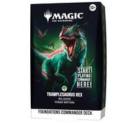 Deck Commander Fondations de Magic: The Gathering - Piétinosaure | Deck de 100 Cartes + Accessoires (Version Anglaise)