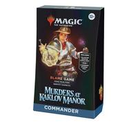 Deck Commander Magic: The Gathering Meurtres au manoir Karlov - Chasse aux coupables (deck de 100 cartes, booster collector échantillon de 2 cartes + accessoires) (Version Anglaise)