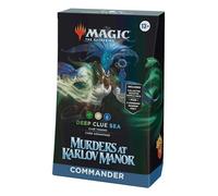 Deck Commander Magic: The Gathering Meurtres au manoir Karlov - Pêche aux indices (deck de 100 cartes, booster collector échantillon de 2 cartes + accessoires) (Version Anglaise)