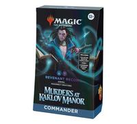 Deck Commander Magic: The Gathering Meurtres au manoir Karlov - Revenants en reconnaissance (deck de 100 cartes, booster collector échantillon de 2 cartes + accessoires)(Version Anglaise)