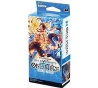 Deck de démarrage one piece card game : st22 - bleu ace et newgate - cartes à collectionner française Bleu