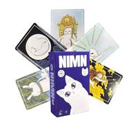 Deck de tarot Oracle - Cartes de divination - Chemin spirituel avec motif chat - Pratique de méditation avec 78 pièces - 10,4 x 6,1 x 2 cm - Accessoires de style de vie - Oracle conseiller de tarot