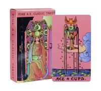 Deck de tarot pour débutant, ensemble compact Oracle livre, livre d'esprit imprimé, outil de pratique de lecture d'affirmation, divertissement saisonnier de fête d'horreur, fournitures de divination