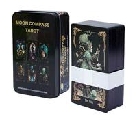 Deck Des Cartes De Tarot - Deck De La Fortune | Nuits De Fête De Jeu Spirituelle | Ensemble D'oracle Mystique De 78 Pièces Avec Design Artistique Unique, Divination, Méditation, Offres De Cadeaux, Évé