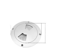 Deck Plates Cover Plaque ronde de pont bateau en acier inoxydable 316