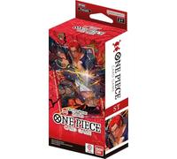 Deck pour débutant One Piece Card Game - ST-23 : Red Shanks - Version française - Contient 1 Booster de OP11 - des poings vifs comme l'éclair