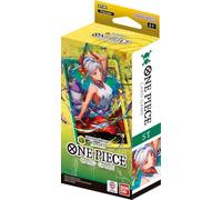Deck pour débutant One Piece Card Game - ST-28 : Green/Yellow Yamato - Version française - Contient 1 Booster de OP11 - des poings vifs comme l'éclair