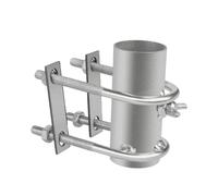 Deck Railing Umbrella Holder, Mount Bracket Base, Attachable Adjustable Pole Stand with Secure Grip for Fishing Camping Pool Grill Beach Outdoor Balcony Patio Travel Use, 4.72x6.3x1.77 Inches