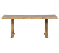 DECK - Table de repas en bois de manguier L 200 Marron clair