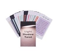 Deck Tarot Cards, Divination Board Game, 78 Cards Oracle Tool with Premium Build, Spiritual with Smart Design, Smooth Fortune Reading Aid, Essential Companion Entertainment B