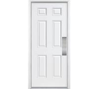 Deck the Door Decor Plaque de poussée de porte - Support adhésif 3M - Plusieurs tailles et finitions (nickel satiné, 3 x 12) (lot de 4)