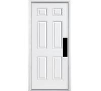 Deck the Door Decor Plaque de poussée de porte - Support adhésif 3M - Plusieurs tailles et finitions (noir satiné, 4 x 16) (lot de 4)