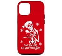 Deck The Halls Not Your Colleagues Funny Coworker Christmas Coque pour iPhone 12/12 Pro